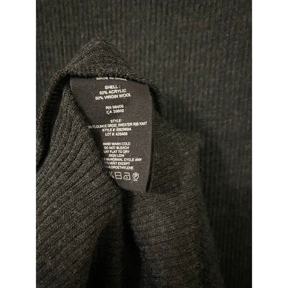 Theory Black Midi sweater dress - Picture 9 of 11